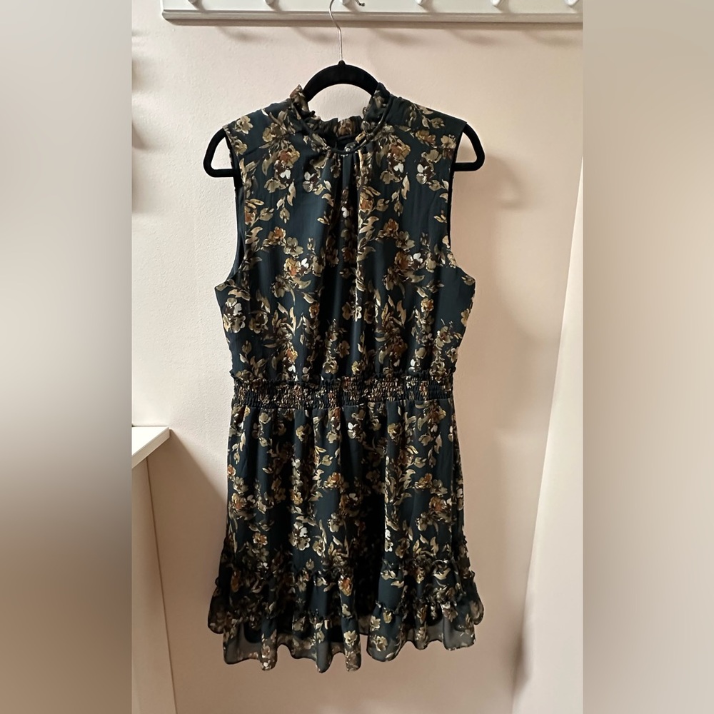 Drew Ruffle Neck Dress